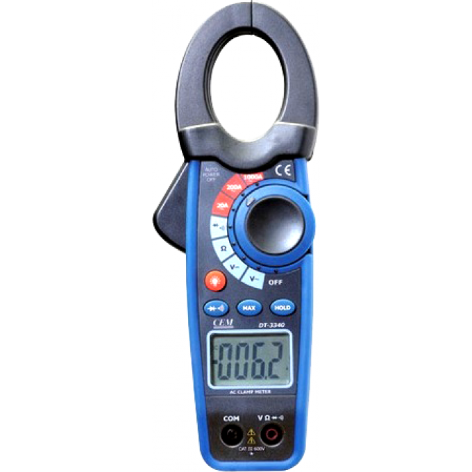 Клещи электроизмерительные CEM-INSTRUMENTS DT-3340 цифровые до 1000 А 32C000066