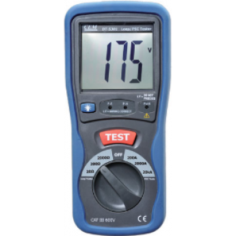 Измеритель сопротивления петли фаза-нуль CEM-INSTRUMENTS DT-5301 32C000088 Измеритель сопротивления петли фаза-нуль CEM-INSTRUMENTS DT-5301 32C000088
