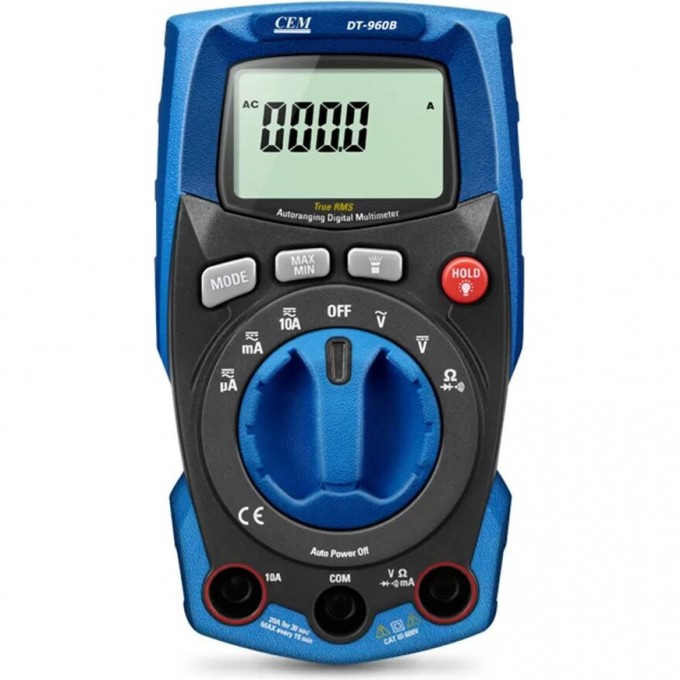 Мультиметр цифровой CEM-INSTRUMENTS DT-960В с ЖК-дисплеем и USB-интерфейсом 32C000185