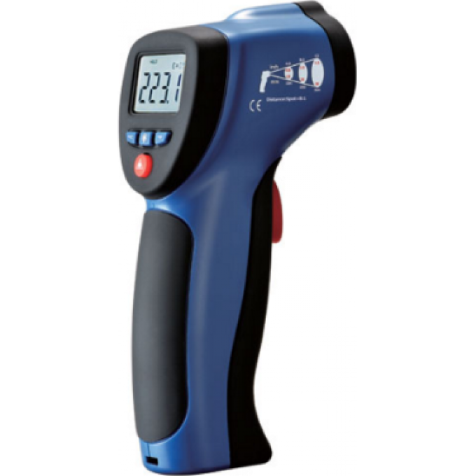 Пирометр инфракрасный CEM-INSTRUMENTS DT-880 с лазерным целеуказателем, -50 до 280°C DT---880