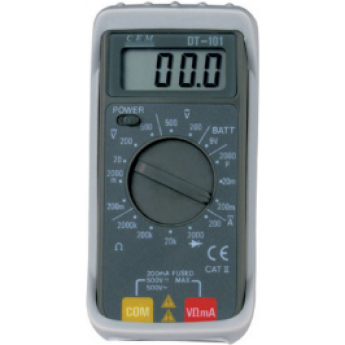 Мультиметр цифровой CEM-INSTRUMENTS DT-101 Мультиметр цифровой CEM-INSTRUMENTS DT-101