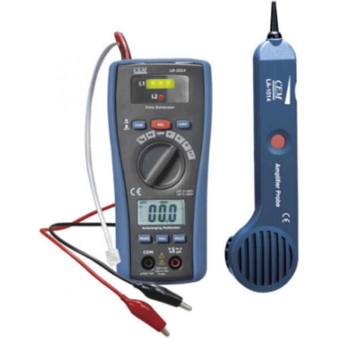 Детектор скрытой проводки с мультиметром CEM-INSTRUMENTS LA-1014 DT-1014