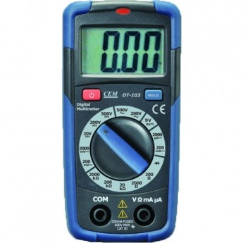 Мультиметр цифровой CEM-INSTRUMENTS DT-103 Мультиметр цифровой CEM-INSTRUMENTS DT-103