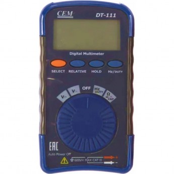 Мультиметр цифровой CEM-INSTRUMENTS DT-111 Мультиметр цифровой CEM-INSTRUMENTS DT-111