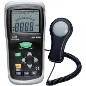 Люксметр CEM-INSTRUMENTS DT-1308 цифровой с выносным фотодетектором Люксметр CEM-INSTRUMENTS DT-1308 цифровой с выносным фотодетектором