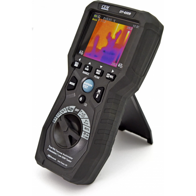 Измеритель сопротивления изоляции CEM-INSTRUMENTS с тепловизором и микрометром DT-6509