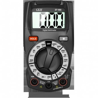 Мультиметр цифровой CEM-INSTRUMENTS DT-660 Мультиметр цифровой CEM-INSTRUMENTS DT-660
