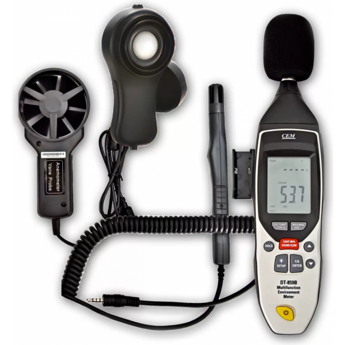 Многофункциональный измеритель окружающей среды 5 в 1 CEM-Instruments DT-859B