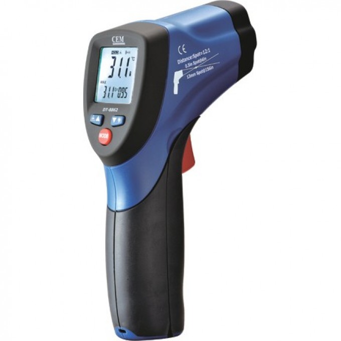 Пирометр инфракрасный CEM-INSTRUMENTS с лазерным указателем и диапазоном DT-8861