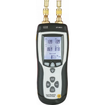 Дифференциальный манометр CEM-INSTRUMENTS DT-8921 цифровой с термопарой К-типа Дифференциальный манометр CEM-INSTRUMENTS DT-8921 цифровой с термопарой К-типа
