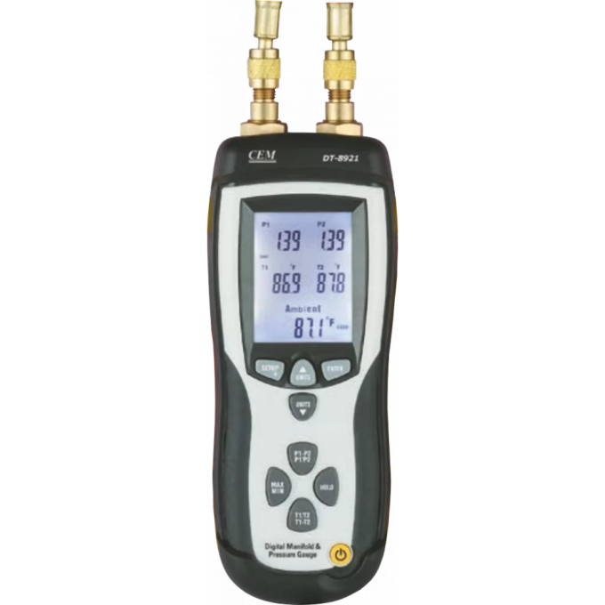 Дифференциальный манометр CEM-INSTRUMENTS цифровой с термопарой К-типа DT-8921