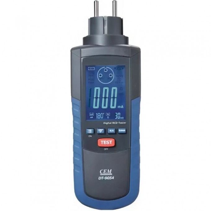 Цифровой тестер CEM-INSTRUMENTS для проверки и измерения параметров УЗО DT-9054