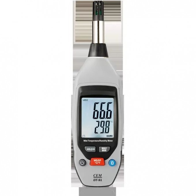 Цифровой термогигрометр CEM-INSTRUMENTS с Bluetooth и точкой росы DT-91