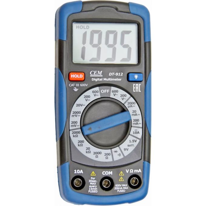 Мультиметр цифровой CEM-INSTRUMENTS DT-912
