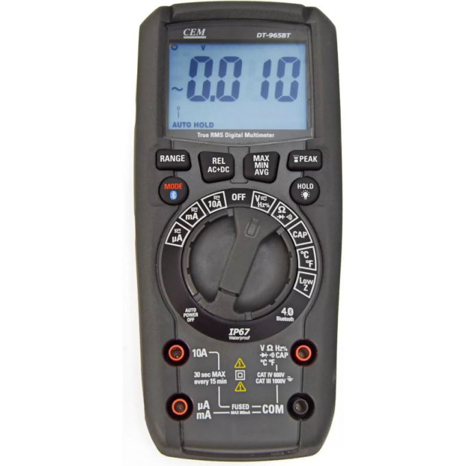 Мультиметр цифровой CEM-INSTRUMENTS с Bluetooth и True RMS DT-965BT