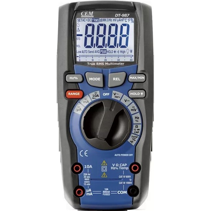 Мультиметр цифровой CEM-INSTRUMENTS True RMS DT-987