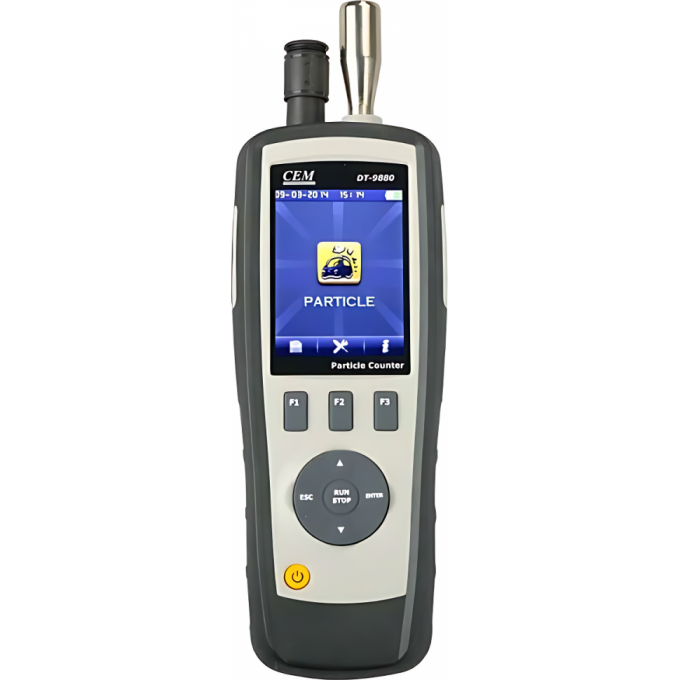 Счетчик пылевых частиц CEM-INSTRUMENTS с измерением температуры и влажности DT-9880