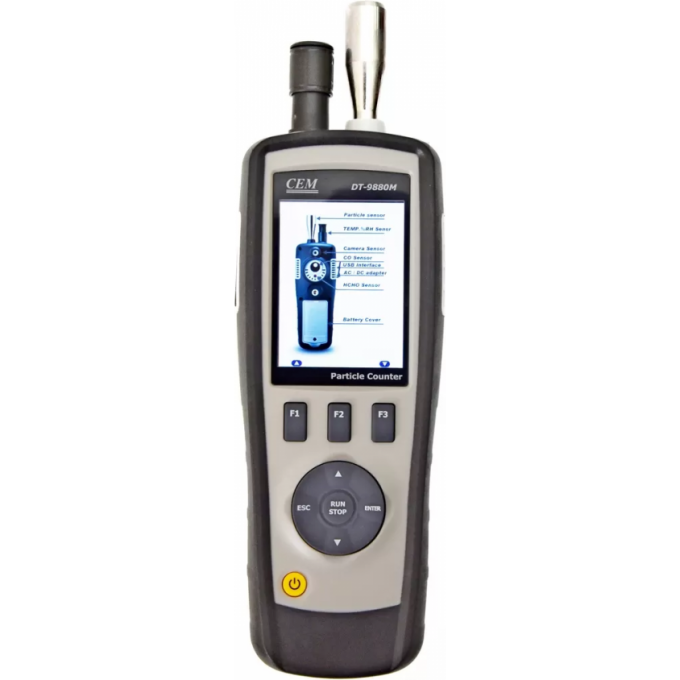 Счетчик пылевых частиц CEM-INSTRUMENTS с измерением PM2.5/PM10, температуры и влажности DT-9880M