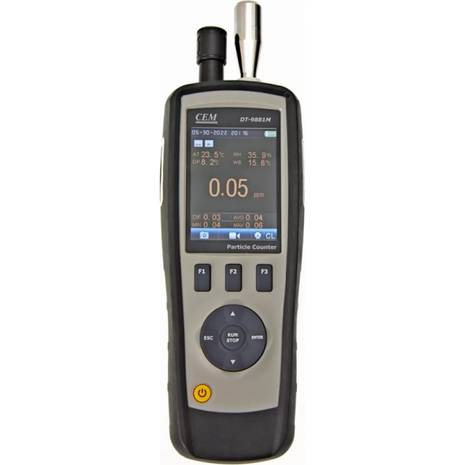 Прибор экологического контроля CEM-INSTRUMENTS с измерением PM2.5/PM10, HCHO, CO и влажности DT-9881M