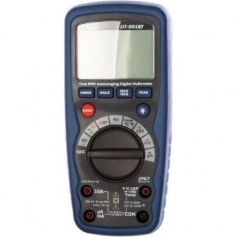 Мультиметр цифровой CEM-INSTRUMENTS DT-9918T True RMS с USB-интерфейсом и защитой IP67 Мультиметр цифровой CEM-INSTRUMENTS DT-9918T True RMS с USB-интерфейсом и защитой IP67