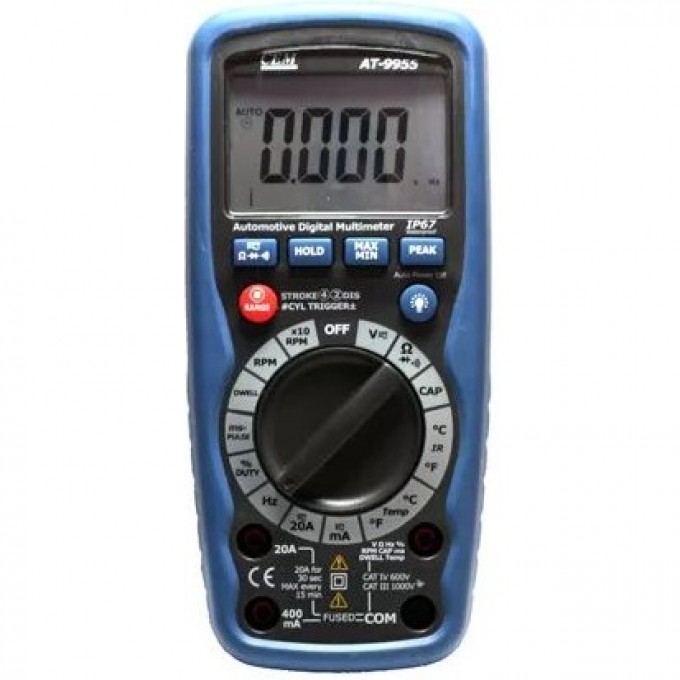 Автомобильный мультиметр-тестер цифровой CEM-INSTRUMENTS AT-9955 с ИК-пирометром DT-9955