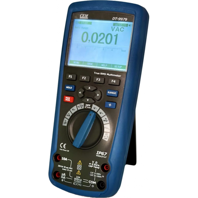 Мультиметр цифровой CEM-INSTRUMENTS True RMS с Bluetooth и IP67 DT-9979